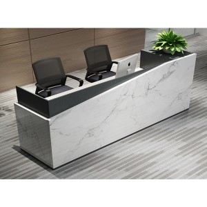 Puti ang Reception Desk